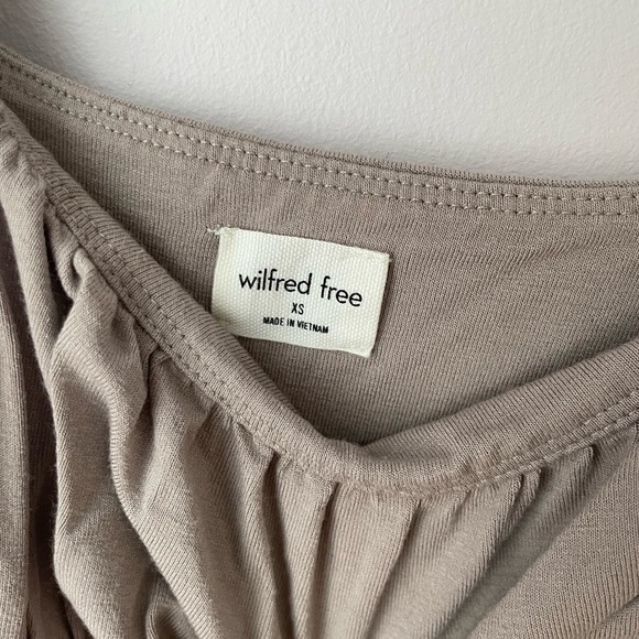 Wilfred Free Orbit mini dress in gull grey. Size XS. - Picture 5 of 5